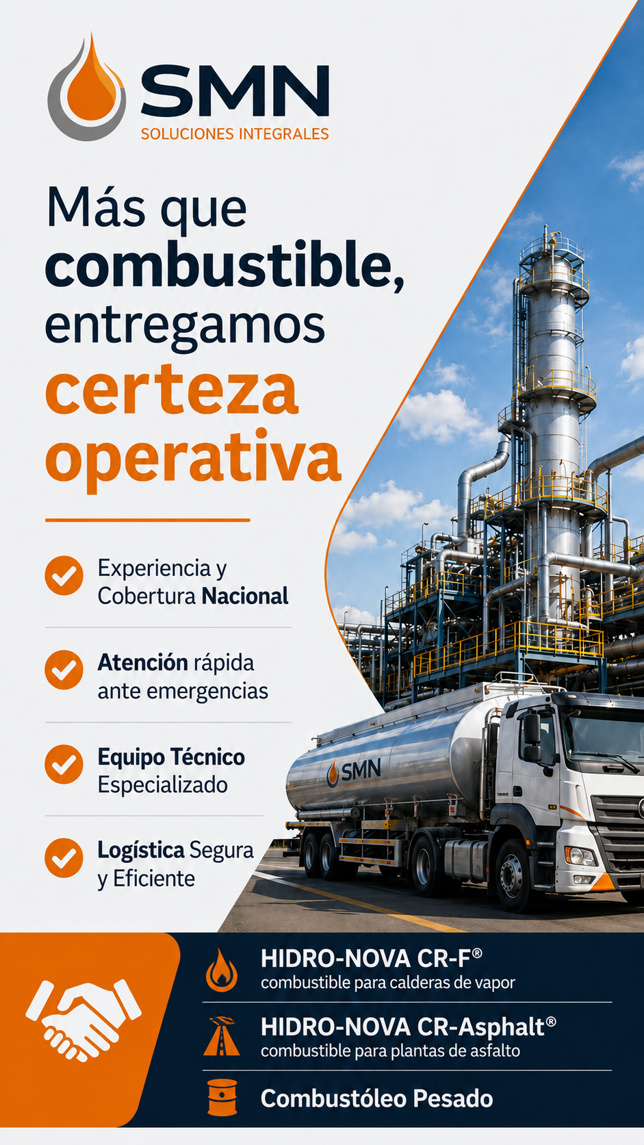 Más que combustible, entregamos certeza operativa – SMN