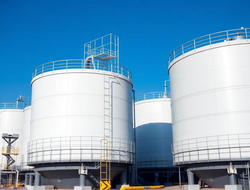 Tanques de almacenamiento estratégico de combustibles industriales SMN